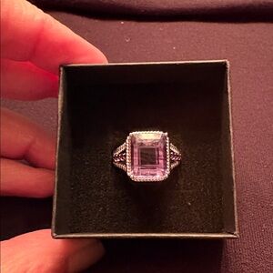 Large Amethyst Ring